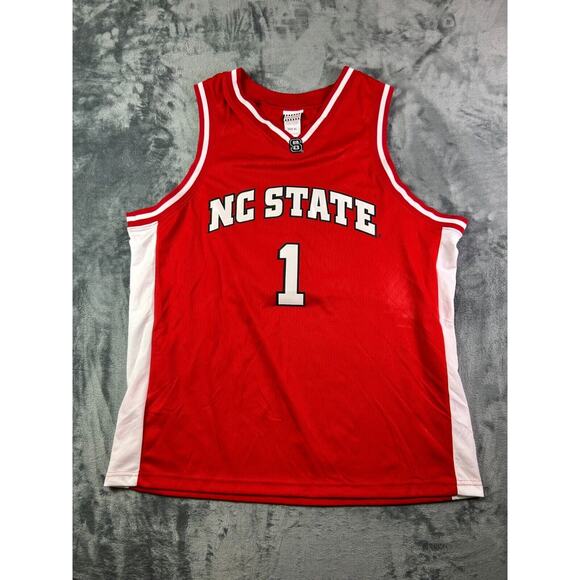 Y2K NC State Wolfpack Basketball Jersey‎ XL #1 Team Edition Foot Locker NCAA - Picture 1 of 12